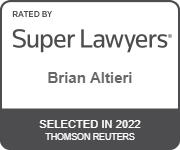 Rated By Super Lawyers | Brian Altieri | Selected In 2022 | Thomson Reuters